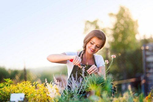 Customer making a secure Landscaping Raynespark payment on a protected checkout page